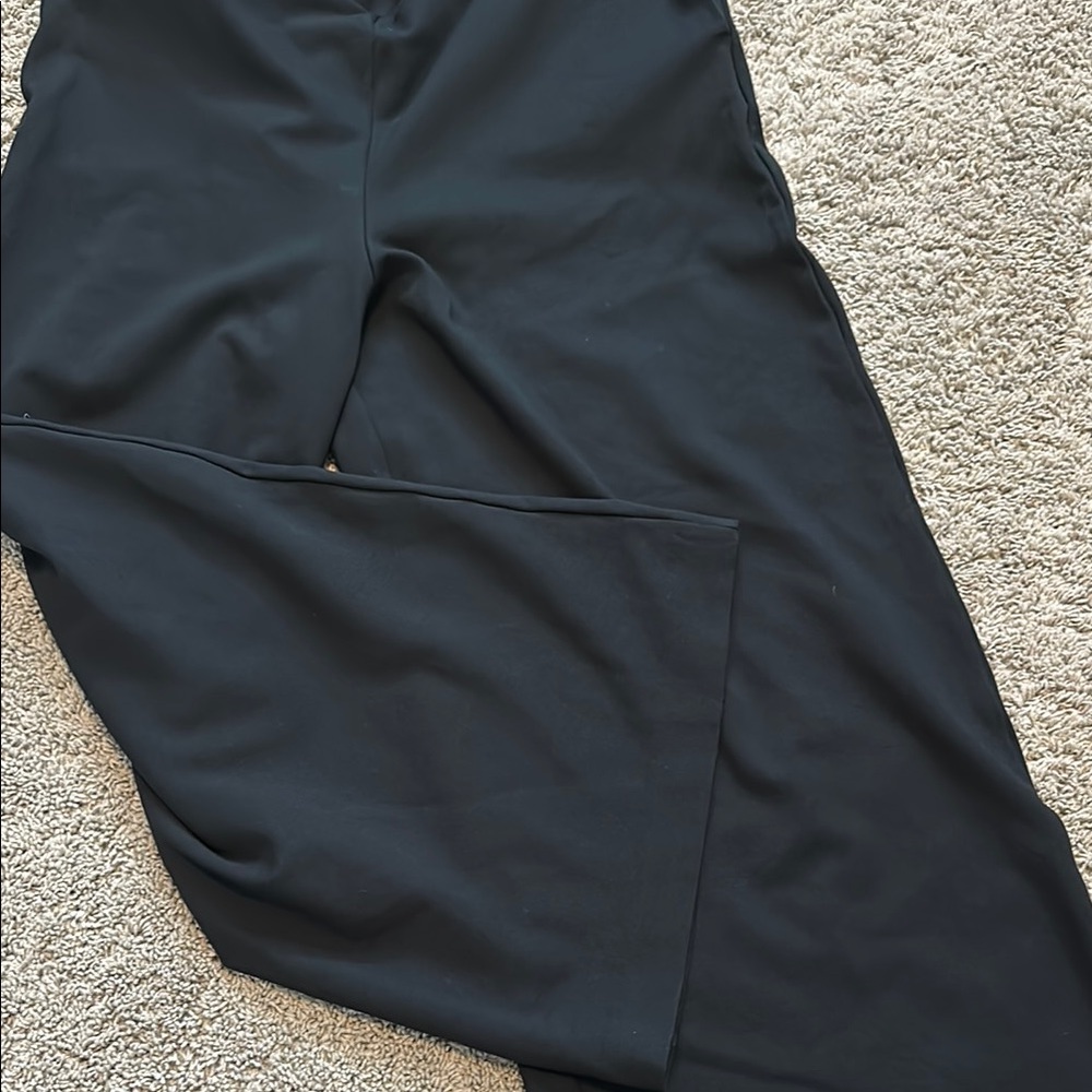 Banana Republic Factory Black Wide Leg Pants High Waist